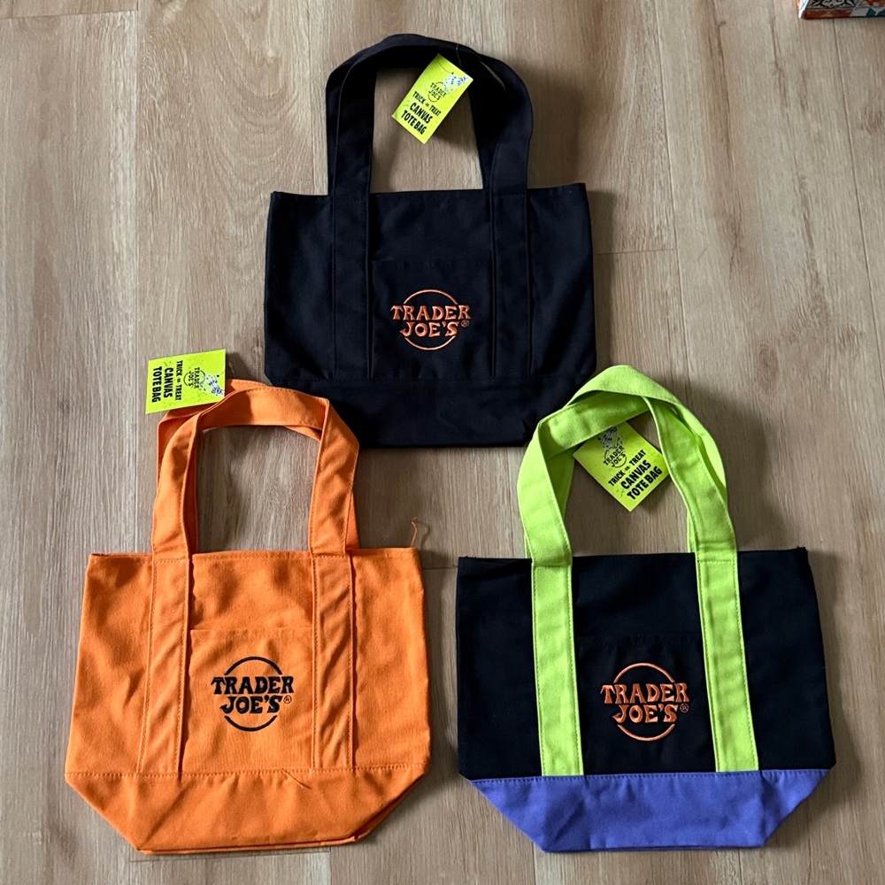 Trader Joes Mini Canvas Tote